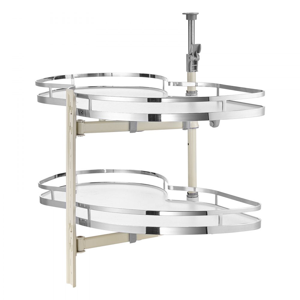 VEVOR Swing Left Blind Corner Cabinet, Pull Out Organizer for 36 inch Width Blind Cabinet, 2 Tier Height Adjustable