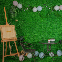 VEVOR Artificial Boxwood Panel UV 6pcs Boxwood Hedge Wall Panels, Artificial Grass Backdrop Wall 20" X 20" 4 cm Green