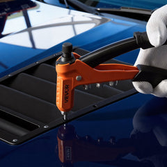 VEVOR Rivet Nut Tool Kit, 9-Inch One-Handed Rivnut Tool Kit, with 8 Mandrels, a Step Drill Bit and 80 Nuts, Metric and