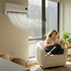 VEVOR Mini Split Air Conditioner, 12,000 BTU AC / 12,500 BTU Heat, 230V 19 SEER2 High Efficiency Energy Saving, Quiet