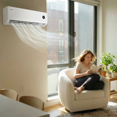 VEVOR Mini Split Air Conditioner, 18,000 BTU AC / 18,400 BTU Heat, 230V 19 SEER2 High Efficiency Energy Saving, Quiet