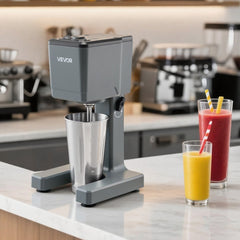 VEVOR Milkshake Maker, 150W Milk Shake Maker Mixer, Single Head Drink Mixer Blender Machine, Dual-Speed Adjustment