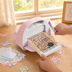 VEVOR Manual Die Cutting and Embossing Machine, 6" Opening, Portable Die Cut Machine Set with Cutting Dies, Embossing