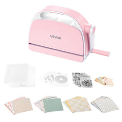 VEVOR Manual Die Cutting and Embossing Machine, 6" Opening, Portable Die Cut Machine Set with Cutting Dies, Embossing