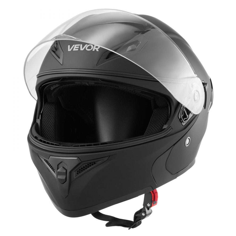 VEVOR Motorcycle Helmet, Modular, Adult Motocross Dirt Bike Helmet with Large Clear Visor, Comfortable Motorbike Racing