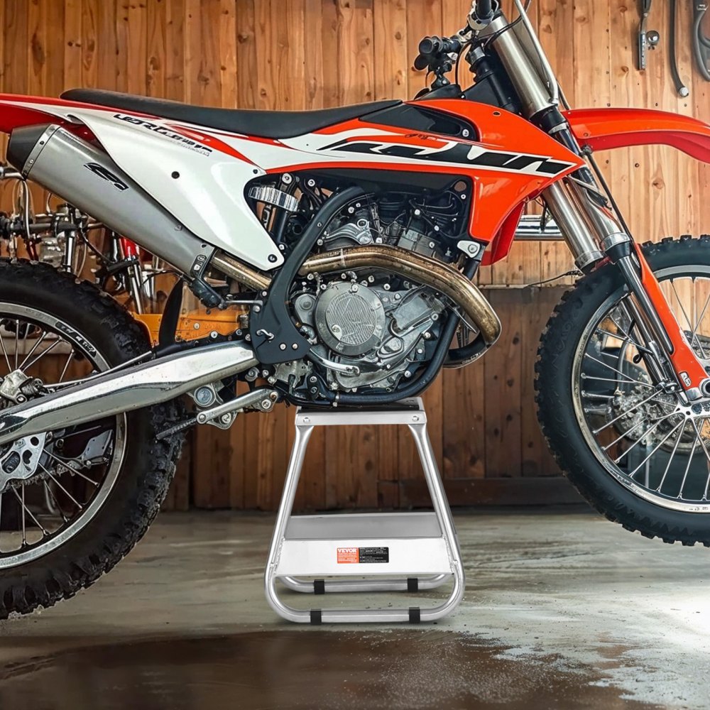 VEVOR Dirt Bike Stand, 1100 lbs Load Capacity Dirtbike Pit Stand, Universal Non-Slip Off-Road Steel Heavy Duty Dirtbike