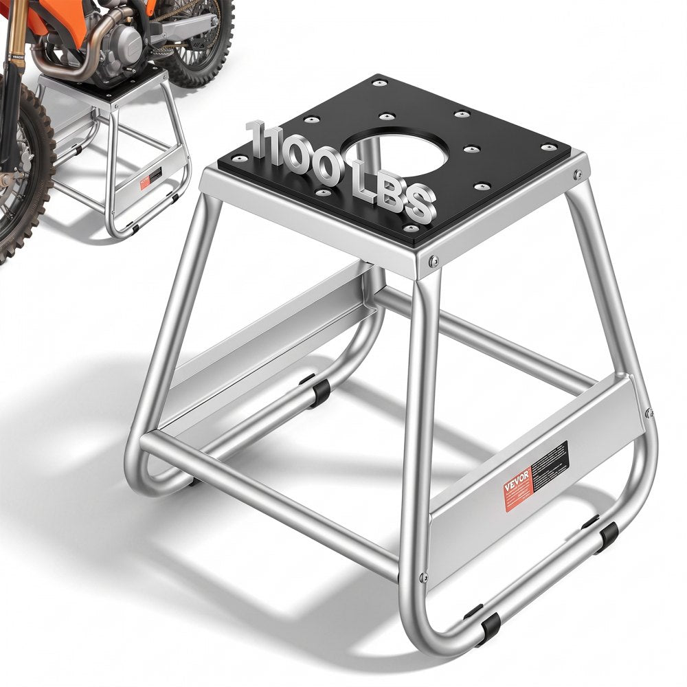 VEVOR Dirt Bike Stand, 1100 lbs Load Capacity Dirtbike Pit Stand, Universal Non-Slip Off-Road Steel Heavy Duty Dirtbike