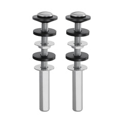 VEVOR Universal Toilet Seat Bolts Kit, 2PCS Metal Heavy Duty Toilet Tank Bolts, Stainless Steel Toilet Seat Screws