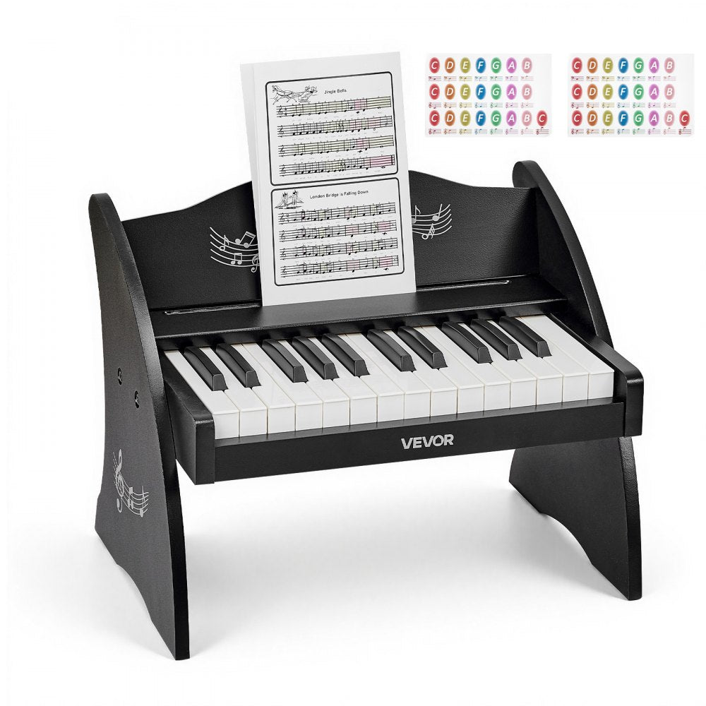 VEVOR Kids Piano Keyboard, 25 Keys Wooden Digital Piano for Kids, Mini Music Educational Instrument Toy with Realistic