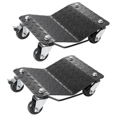 VEVOR Wheel Dolly, 3000 lbs/1360 kg Car Dollies, Wheel Dolly Car Tire Stake Set of 2 Piece, Heavy-duty Car Tire Dolly