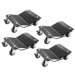 VEVOR Wheel Dolly, 6000 lbs/2722 kg Car Moving Dolly, Wheel Dolly Car Tire Stake Set of 4 Piece, Heavy-duty Car Tire