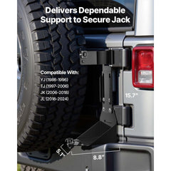 VEVOR High Lift Jack Mount Bracket, Farm Jack Holder Mounting Bracket Kit, Mount Carrier for Off Road Heavy-Duty Jacks