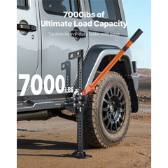 VEVOR Farm Jack, 33" Utility High Lift Farm Jack, 3.18 Ton (7,000 lbs) Capacity Ratcheting Off Road Utility Jacks