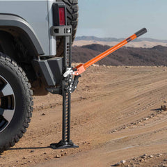 VEVOR Farm Jack, 33" Utility High Lift Farm Jack, 3.18 Ton (7,000 lbs) Capacity Ratcheting Off Road Utility Jacks