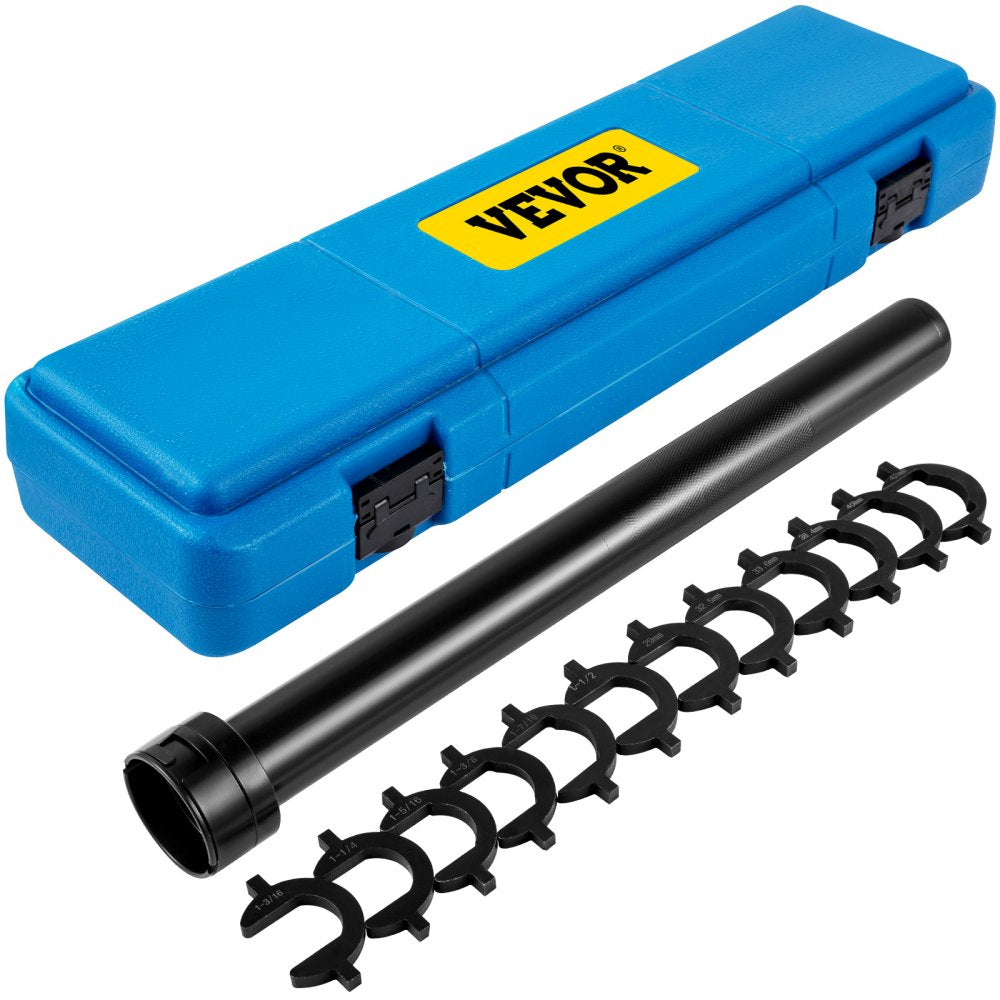 VEVOR Inner Tie Rod Installation Kit, Includes 13 Crowfoot Adapters, Durable 1/2 Inch Drive Tube for Efficient Removal