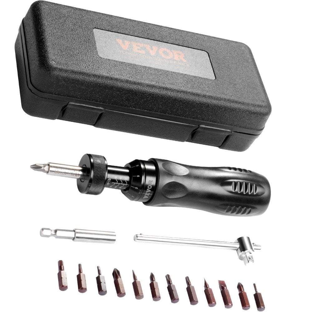 VEVOR Torque Screwdriver, 1/4" Drive Screwdriver Torque Wrench, Electrician Torque Screwdriver with Scale, 10-70 in/lbs