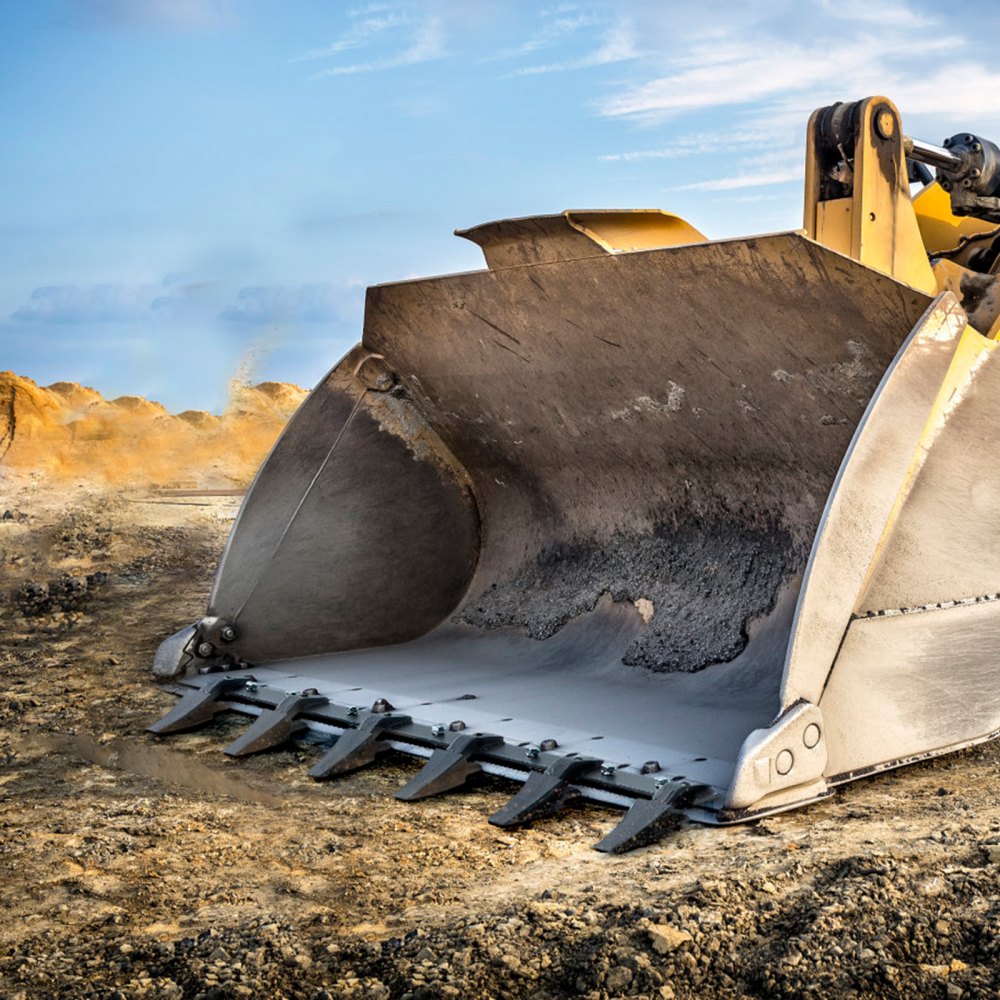 VEVOR Bucket Tooth Bar, 48'', Heavy Duty Tractor Bucket 6 Teeth Bar for Loader Tractor Skidsteer, 4560 lbs Load-Bearing