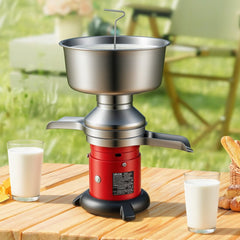 VEVOR Electric Milk Cream Separator, 60L/H Output 10500RPM Milk Cream Centrifugal Separator, 304 Stainless Steel Goat