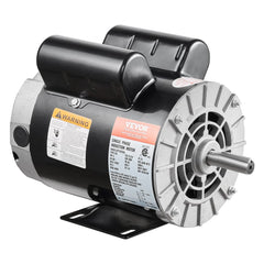 VEVOR 3HP Air Compressor Electric Motor, 230V 15.5 Amps, 56 Frame 3450RPM, 5/8" Keyed Shaft, 1.88" Shaft Length, Single