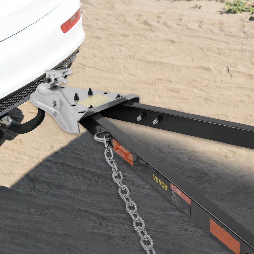 VEVOR Tow Bar, 5500 lbs Towing Capacity with Chains, Powder-Coating Alloy Steel Bumper-Mounted Universal Towing Bar
