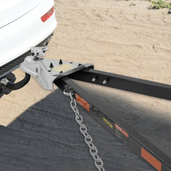 VEVOR Tow Bar, 5500 lbs Towing Capacity with Chains, Powder-Coating Alloy Steel Bumper-Mounted Universal Towing Bar
