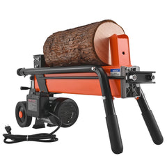 VEVOR Electric Log Splitter, 6.5 Tons Electric Wood Splitter, 1500W 15 Amp Motor, Portable Firewood Splitting Machine