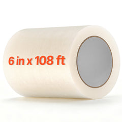 VEVOR Greenhouse Repair Tape 6 in x 108 ft 6.3 Mil Clear Polyethylene Patch, for Plastic Sheeting & Tent Seaming