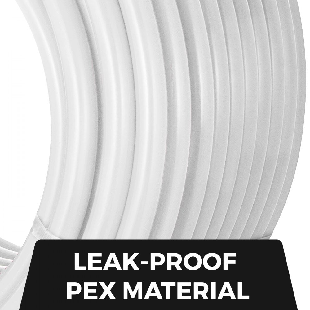VEVOR Non-Barrier PEX Tubing 1 Inch X 300 Feet Tube Coil - EVOH PEX-B Pipe for Residential Commercial Radiant Floor