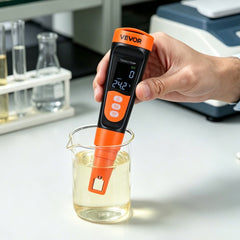 VEVOR TDS Meter, 0-9990 ppm Measuring Range, EC (Conductivity) /TDS (ppm) Multi-Parameter Measurement, Digital Water