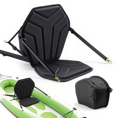 VEVOR Kayak Seat, 1 Pack 1" Thick, Universal Paddle Board Seat with Back Support, Hexagonal Sit-on-Top Soft Padded