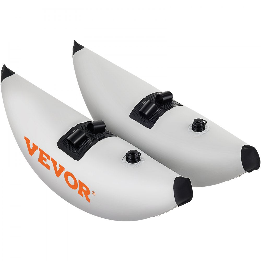 VEVOR Kayak Outrigger Stabilizers, 2 PCS, PVC Inflatable Outrigger Float with Sidekick Arms Rod, Standing Float