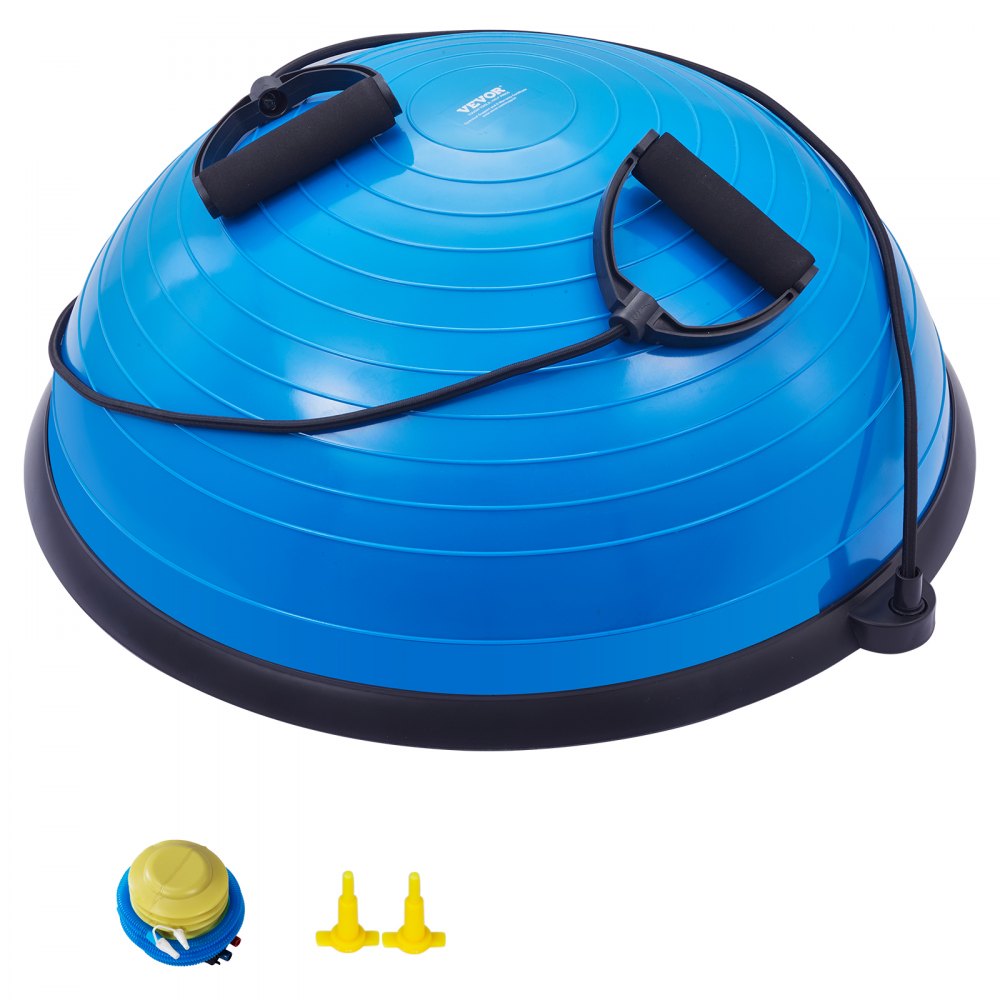VEVOR Half Exercise Ball Trainer, 23 inch Balance Ball Trainer, 660lbs Capacity Stability Ball, Yoga Ball with