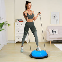 VEVOR Half Exercise Ball Trainer, 23 inch Balance Ball Trainer, 660 lbs Capacity Stability Ball, Yoga Ball with