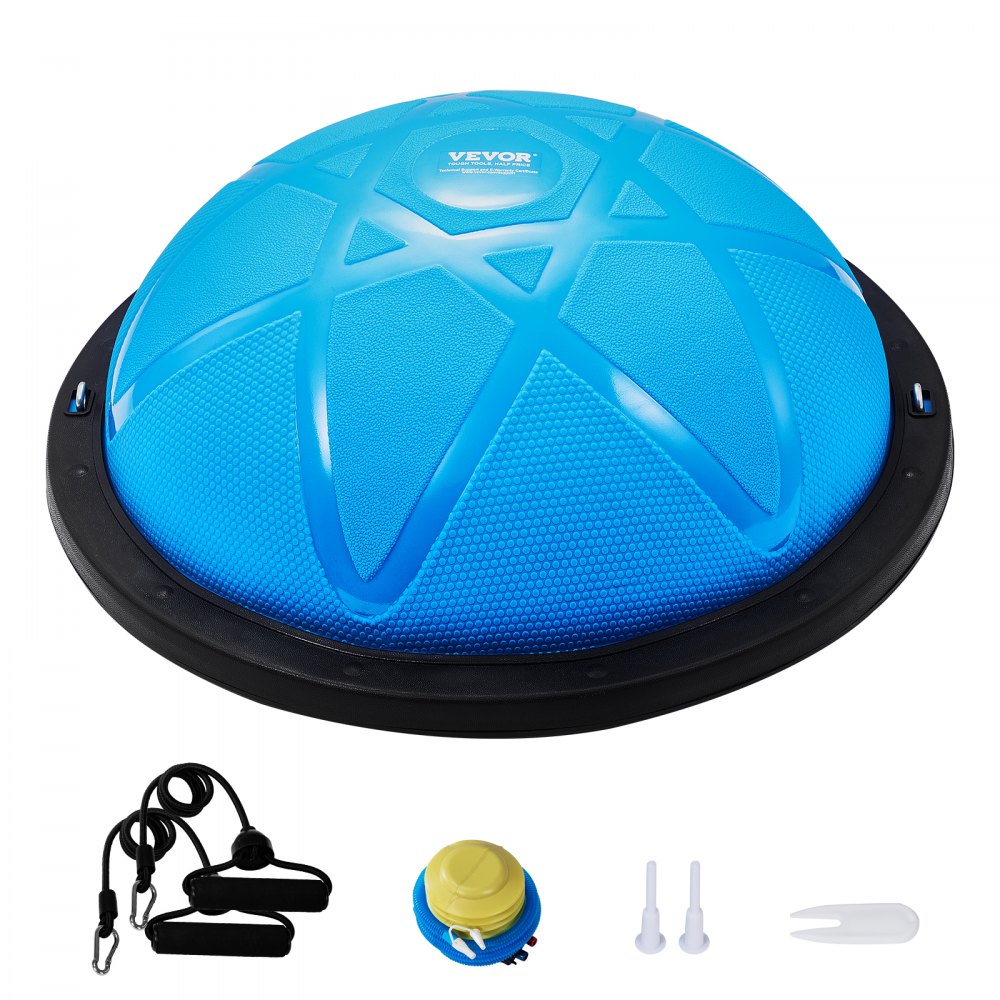 VEVOR Half Exercise Ball Trainer, 23 inch Balance Ball Trainer, 660 lbs Capacity Stability Ball, Yoga Ball with