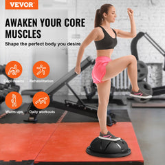 VEVOR Half Exercise Ball Trainer, 23 inch Balance Ball Trainer, 660 lbs Capacity Stability Ball, Yoga Ball with