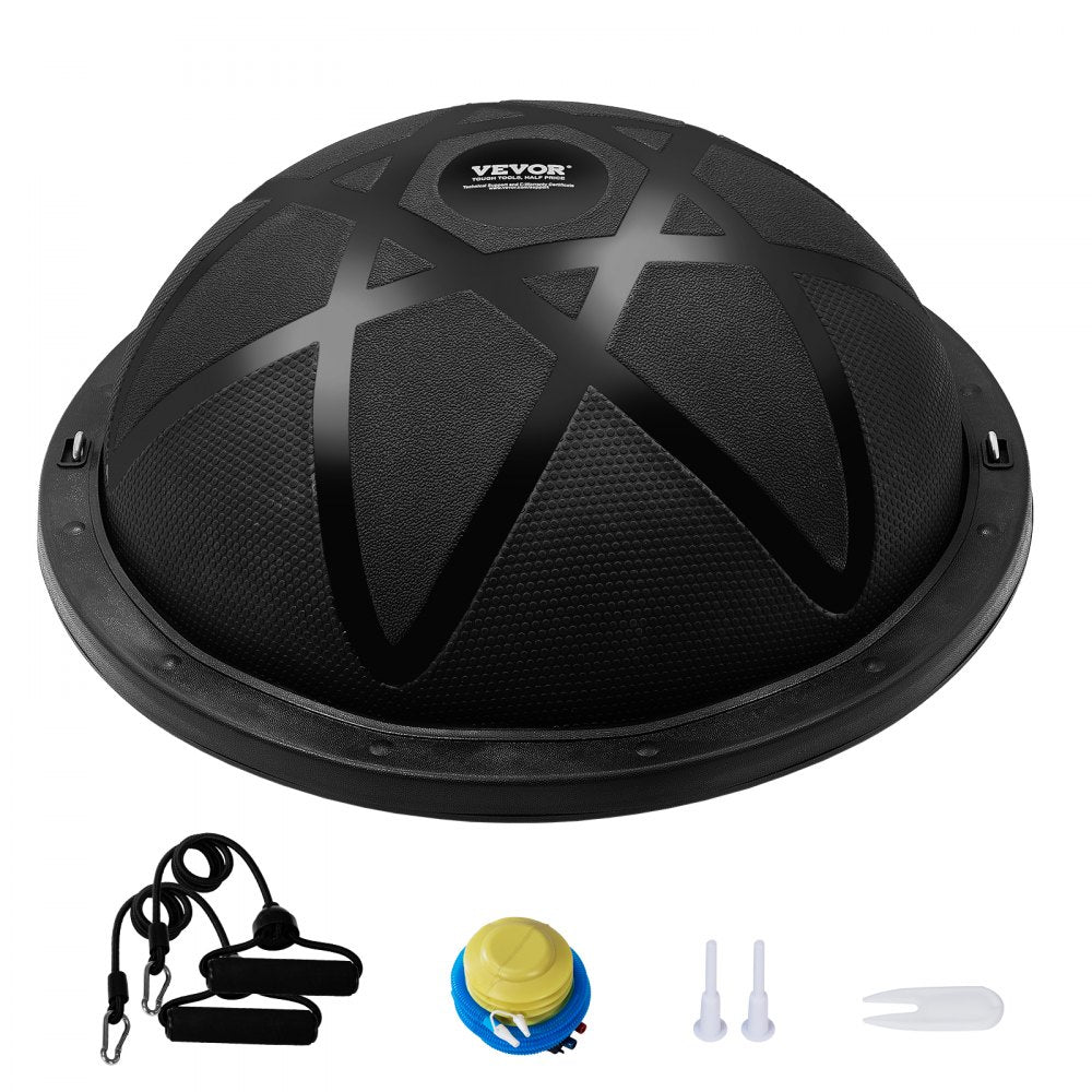 VEVOR Half Exercise Ball Trainer, 23 inch Balance Ball Trainer, 660 lbs Capacity Stability Ball, Yoga Ball with