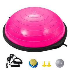 VEVOR Half Exercise Ball Trainer, 26 inch Balance Ball Trainer, 1500lbs Capacity Stability Ball, Yoga Ball with