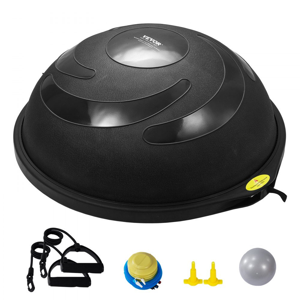 VEVOR Half Exercise Ball Trainer, 26 inch Balance Ball Trainer, 1500lbs Capacity Stability Ball, Yoga Ball with