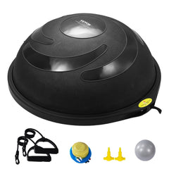 VEVOR Half Exercise Ball Trainer, 26 inch Balance Ball Trainer, 1500lbs Capacity Stability Ball, Yoga Ball with