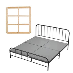 VEVOR King Size Bunkie Board, 1.5 in Bed Board Slats with 200D Oxford Cloth, Wooden Mattress Support for King Size Bed