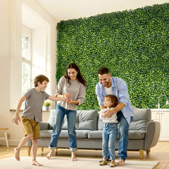 VEVOR Artificial Grass Wall Panels, 40 x 120 inch, Milan Grass Greenery Boxwood Panel for Indoor Outdoor Green Decor &