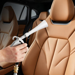 VEVOR Car Cleaning Gun, 6-9.2 Bar High-Pressure Air Blow Gun with 2 Set Nozzles, 360° Rotating Nozzle for Thorough