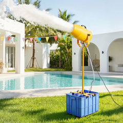 VEVOR Foam Machine, 9.84 to 16.40 ft Spray Distance Foam Cannon Party Machine, Bubble Cannon with 74QT Water Tank