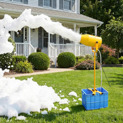 VEVOR Foam Machine, 9.84 to 16.40 ft Spray Distance Foam Cannon Party Machine, Bubble Cannon with 74QT Water Tank