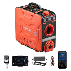 VEVOR Diesel Heater, 8KW, DC 12V, All in One Portable Diesel Air Heater with Bluetooth APP Control, Remote Control and