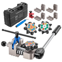 VEVOR Professional Brake Line Flaring Tool, 45 & 37 Degree Double Flare Bubble Flare Tool Kit for 3/16", 1/4", 5/16"