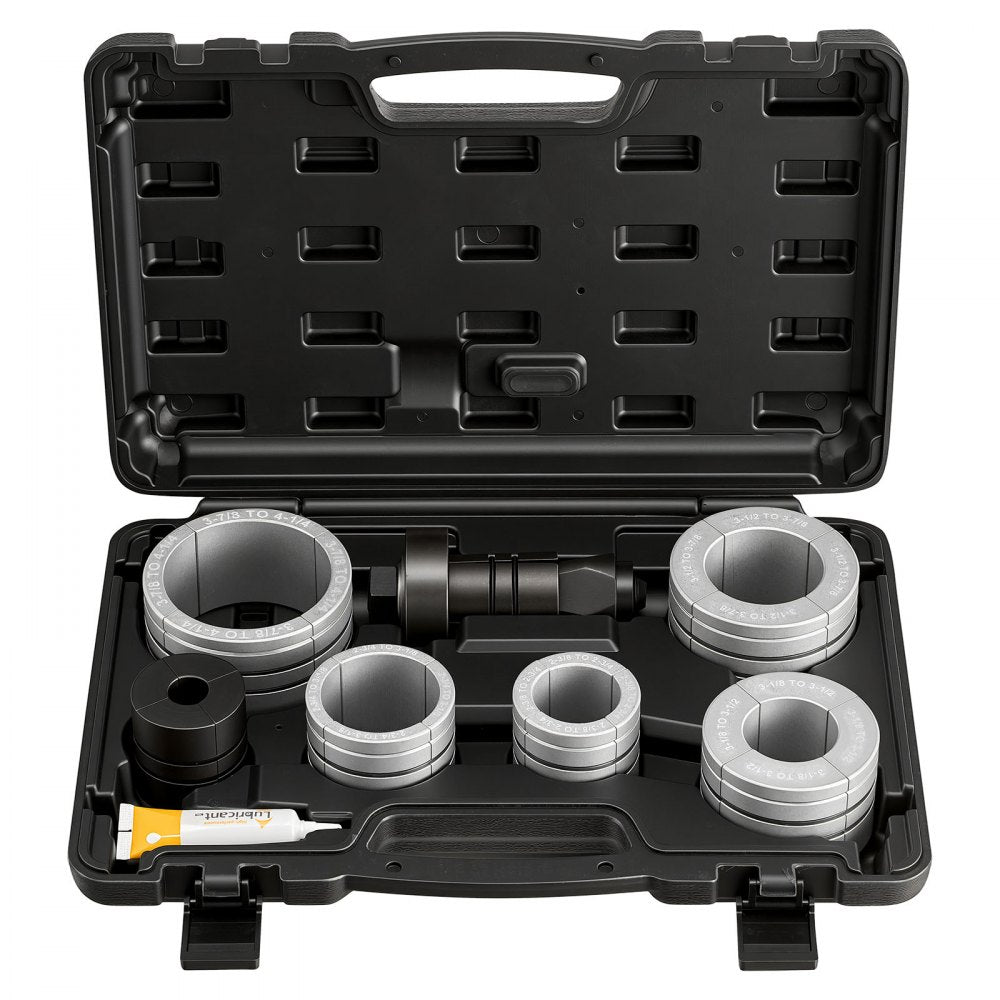 VEVOR Exhaust Pipe Expander Tool Kit, 1-5/8" to 4-1/4" Exhaust Pipe Stretcher, Muffler Pipes Spreader with 7 Heavy-Duty