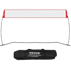 VEVOR Freestanding Volleyball Training Net for Indoor or Outdoor Use, Adjustable Height Portable Net System with