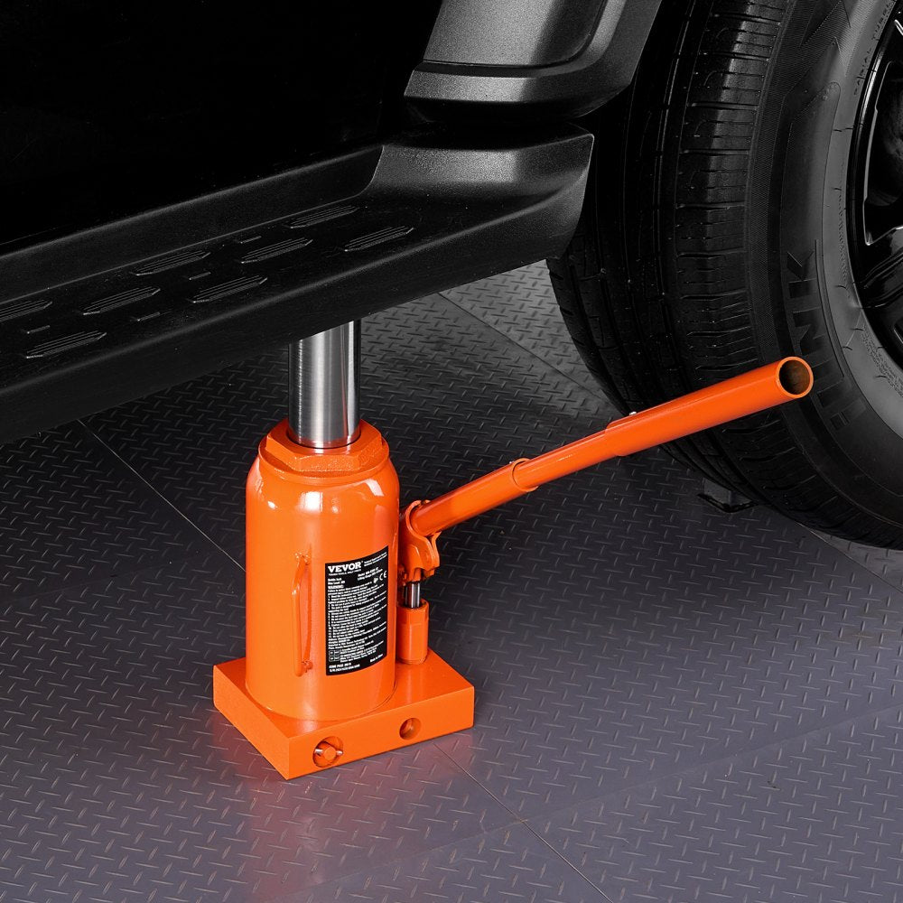 VEVOR Hydraulic Bottle Jack, 30 Ton/66138 lbs Welded Bottle Jack with 11.22''-18.66'' Lifting Range & 3-Section Long