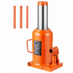 VEVOR Hydraulic Bottle Jack, 50 Ton/110231 lbs Welded Bottle Jack with 11''-17.32'' Lifting Range & 3-Section Long
